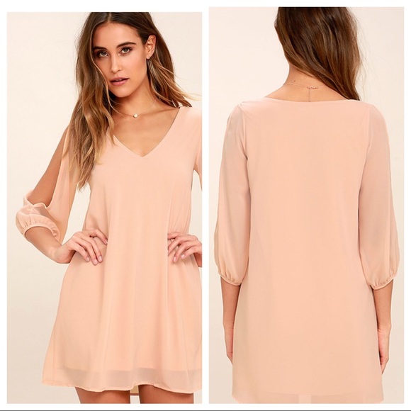 Lulus Dresses & Skirts - Lulu’s Cream Shifting Dears Dress